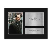 HWC Trading Robert De Niro The Godfather Part II Vito Corleone Gifts Printed Signed Autograph Picture for Movie Memorabilia Fans - A4 (ID-011921)