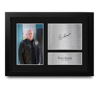 HWC Trading Ross Kemp Eastenders Grant Mitchell Gifts Printed Signed Autograph Picture for TV Show Fans - A4 Framed