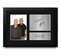 HWC Trading Ross Kemp & Steve McFadden Eastenders Grant & Phil Mitchell Gifts Printed Signed Autograph Picture for TV Show Fans - A4 Framed