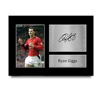 HWC Trading Ryan Giggs Gift Signed A4 Printed Autograph Gifts Photo Display