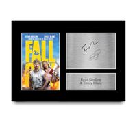 HWC Trading Ryan Gosling & Emily Blunt The Fall Guy Gifts Printed Signed Autograph Picture for Movie Memorabilia Fans - A4