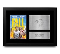 HWC Trading Ryan Gosling & Emily Blunt The Fall Guy Gifts Printed Signed Autograph Picture for Movie Memorabilia Fans - A4 Framed