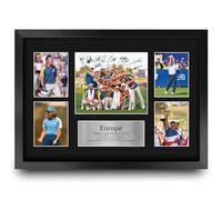 HWC Trading Ryder Cup Winners 2023 Europe Gifts Printed Signed Autograph Picture for Golf Memorabilia Fans - A3 Framed