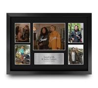 HWC Trading Sandra Oh & Jodie Comer Killing Eve Gifts Printed Signed Autograph Presentation Photo Montage Display for TV Show Fans - A3 Framed