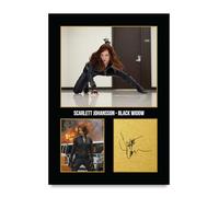 HWC Trading Scarlett Johansson The Avengers Black Widow Gifts Printed Signed Autograph Picture for Movie Memorabilia Fans - A4 Print Only (ID-005226)