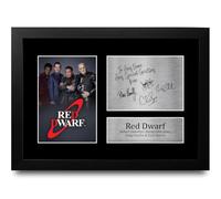 HWC Trading Sci-Fi Comedy Cast Personalised Gift - Signed Autograph Picture, Framed A4 TV Memorabilia with Custom Name Message for Birthday Christmas Wedding