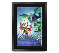 HWC Trading Scooby-Doo 2 (2004) Monsters Unleashed Freddie Prinze Jr. Gifts Printed Poster Signed Autograph Picture for Movie Memorabilia Fans - A3 Framed