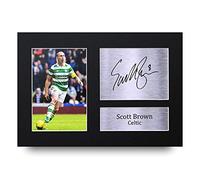 HWC Trading Scott Brown Gift Signed A4 Printed Autograph Celtic Gifts Print Photo Picture Display
