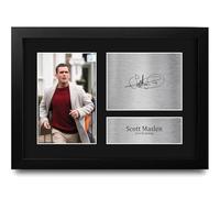 HWC Trading Scott Maslen Eastenders Jack Branning Gifts Printed Signed Autograph Picture for TV Show Fans - A4 Framed