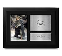 HWC Trading Sean Astin The Lord of the Rings Sam Gifts Printed Signed Autograph Picture for Movie Memorabilia Fans - A4 Framed