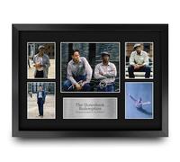 HWC Trading Shawshank Redemption Gifts Printed Signed Autograph Presentation Display Montage for Movie Memorabilia Fans - A3 Framed