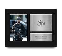 HWC Trading Shemar Moore Daniel 'Hondo' Harrelson S.W.A.T. Gifts Printed Signed Autograph Picture for TV Show Fans - A4