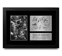 HWC Trading Sons of Anarchy Gift Signed FRAMED A4 Printed Autograph The Cast Gifts Photo Display