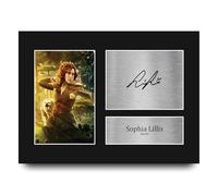 HWC Trading Sophia Lillis Dungeons & Dragons Doric Gifts Printed Signed Autograph Picture for Movie Memorabilia Fans - A4