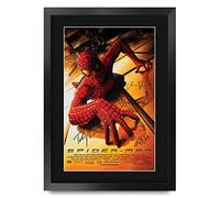 HWC Trading Spider-Man 1 Toby Maguire Gifts Printed Poster Signed Autograph Picture for Movie Memorabilia Fans - A3 Framed