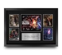 HWC Trading Star Wars Episode 7 The Force Awakens Gifts Printed Signed Autograph Presentation Display Montage for Movie Memorabilia Fans - A3 Framed
