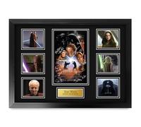 HWC Trading Star Wars Revenge of the Sith Gifts Printed Signed Autograph Picture for Movie Memorabilia Fans - A2 Framed