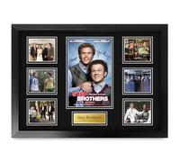 HWC Trading Step Brothers Will Ferrell, John C. Reilly Gifts Printed Signed Autograph Picture for Movie Memorabilia Fans - A2 Framed