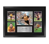 HWC Trading Steve Bull Printed Memorabilia Signed Autograph Photograph Display for Football Fans and Supporters - A3 Framed