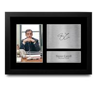 HWC Trading Steve Carell US Office Gifts Printed Signed Autograph Picture for TV Show Fans - A4 Framed