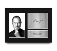 HWC Trading Steve Jobs Apple CEO Gifts Printed Signed Autograph Picture for Followers & Fans - A4