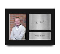 HWC Trading Steven Arnold Coronation Street Ashley Peacock Gifts Printed Signed Autograph Picture for TV Show Fans - A4
