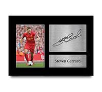 HWC Trading Steven Gerrard Signed A4 Printed Autograph Print Photo Picture Display