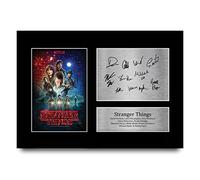 HWC Trading Strange Hawkins Thing Cast Millie Bobby Brown Gifts Printed Signed Autograph Picture for TV Memorabilia Fans - A4