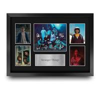 HWC Trading Strange Hawkins Thing Gifts Printed Signed Autograph Presentation Photo Montage Display for TV Show Fans - A3 Framed