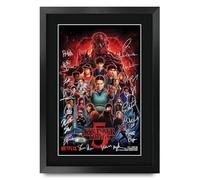 HWC Trading Strange Hawkins Thing Season 5 Gifts Printed Signed Autograph Picture for TV Memorabilia Fans - A3 Framed