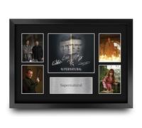HWC Trading Supernatural Gifts Printed Signed Autograph Presentation Photo Montage Display for TV Show Fans - A3 Framed