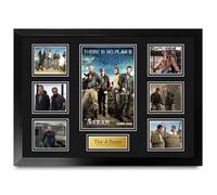 HWC Trading The A-Team Signed Movie Poster A2 Deluxe Framed Display | Film Poster and Multi-Photo Display, Printed Replica Autographs, Black Frame Made in Our UK Workshop, Ready to Hang