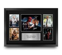 HWC Trading The Amazing Spider-Man 1 Gifts Printed Signed Autograph Presentation Display Montage for Movie Memorabilia Fans - A3 Framed