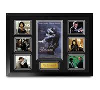 HWC Trading The Bodyguard Signed Movie Poster A2 Deluxe Framed Display | Whitney Houston, Film Poster and Multi-Photo Display, Printed Replica Autographs, Black Frame Made in Our UK Workshop