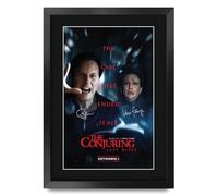 HWC Trading The Conjuring (2025) Last Rites Gifts Printed Poster Signed Autograph Picture for Movie Memorabilia Fans - A3 Framed