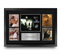 HWC Trading The Exorcist Gifts Printed Signed Autograph Presentation Display Montage for Movie Memorabilia Fans - A3 Framed