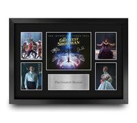 HWC Trading The Greatest Showman Gifts Printed Signed Autograph Presentation Display Montage for Movie Memorabilia Fans - A3 Framed