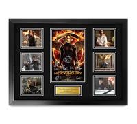 HWC Trading The Hunger Games Mockingjay Part 1 Jennifer Lawrence Gifts Printed Poster Signed Autograph Picture for Movie Memorabilia Fans - A2 Framed