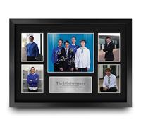 HWC Trading The Inbetweeners Gifts Printed Signed Autograph Presentation Photo Montage Display for TV Show Fans - A3 Framed