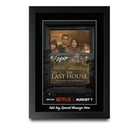 HWC Trading The Last House Personalised Framed A4 Poster Custom Message | Printed Replica Autographs, Black Frame Made in Our UK Workshop, Stands or Hangs, Memorabilia Gift, Wall Art