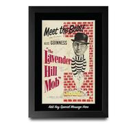 HWC Trading The Lavender Hill Mob Personalised Framed A4 Poster | Printed Replica Autographs, Black Frame Made in Our UK Workshop, Stands or Hangs, Memorabilia Gift, Wall Art