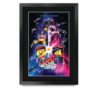 HWC Trading The Lego Movie 2 (2019) The Second Part Chris Pratt Gifts Printed Poster Signed Autograph Picture for Movie Memorabilia Fans - A3 Framed