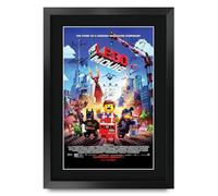 HWC Trading The Lego Movie (2014) Chris Pratt Gifts Printed Poster Signed Autograph Picture for Movie Memorabilia Fans - A3 Framed