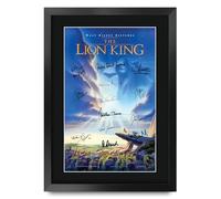 HWC Trading The Lion King 1 Animation (1994) Matthew Broderick Gifts Printed Poster Signed Autograph Picture for Movie Memorabilia Fans - A3 Framed