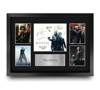 HWC Trading The Matrix Gifts Printed Signed Autograph Presentation Display Montage for Movie Memorabilia Fans - A3 Framed
