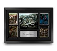 HWC Trading The Maze Runner 1 Gifts Printed Signed Autograph Presentation Display Montage for Movie Memorabilia Fans - A3 Framed