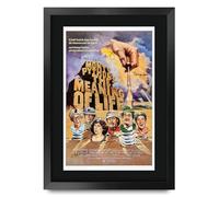 HWC Trading The Meaning of Life Monty Python 1983 Gifts Printed Poster Signed Autograph Picture for Movie Memorabilia Fans - A3 Framed