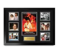 HWC Trading The Year of Living Dangerously Poster A2 Deluxe Framed Display | Film Poster and Multi-Photo Display, Printed Replica Autographs, Black Frame Made in Our UK Workshop, Ready to Hang