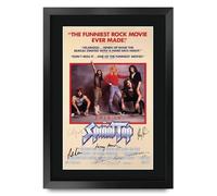 HWC Trading This is Spinal Tap 1984 Brad Pitt Gifts Printed Poster Signed Autograph Picture for Movie Memorabilia Fans - A3 Framed