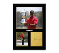 HWC Trading Tiger Woods Gifts Printed Signed Autograph Picture for Golf Memorabilia Fans - A4 Print Only (ID-009179)